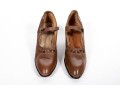 Pair Of 1920's Ladies Brown Leather Heels