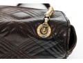 Bruno Magli Brown Quilted Leather Shoulder Bag