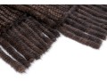 Rich Dark Brown Fur Scarf