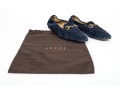 Gucci Dark Blue Flats, Size 36