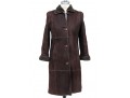 Oscar De La Renta Brown Suede Coat