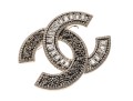 Stylish Chanel Logo Brooch