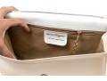 Ferragamo Handsome Ivory Patent Leather Shoulder Bag*