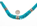 Stunning Turquoise Heishi Necklace