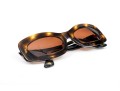 Chanel Fabulous Retro Style Acrylic Sunglasses With Black Quilted Frames