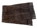 Rich Dark Brown Fur Scarf