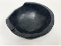 Charred Wood Bowl In Satin Finish