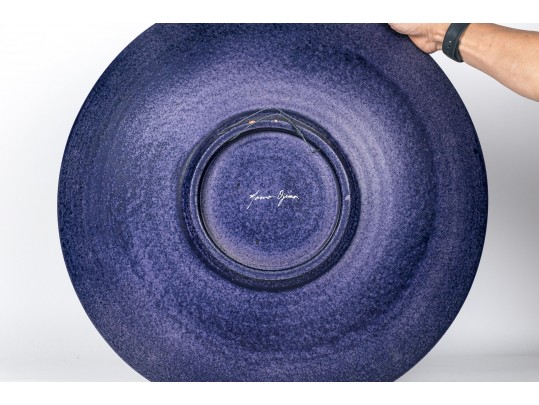 Masuo Ojima (Japan, B.1949) Decorative Ceramic Art Charger