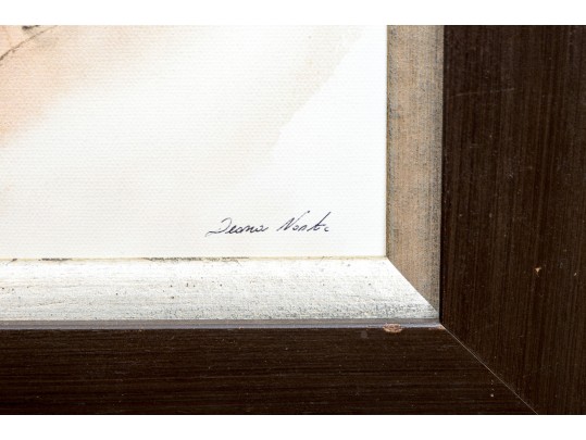 Pair Of Framed Limited Edition Seated Nudes