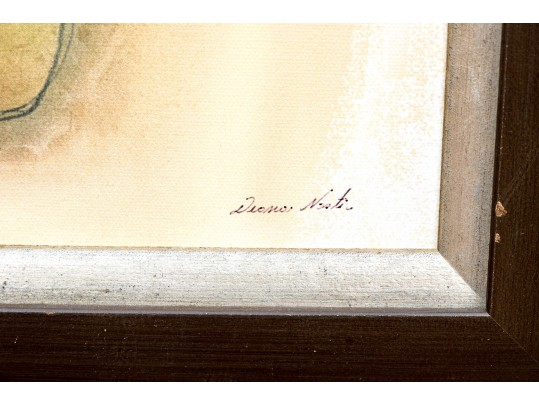 Pair Of Framed Limited Edition Seated Nudes
