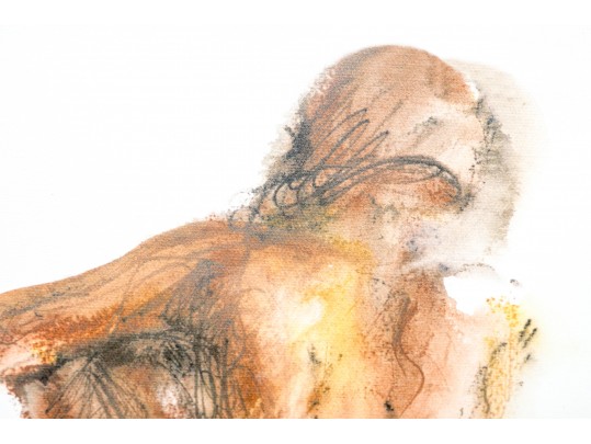 Pair Of Framed Limited Edition Seated Nudes