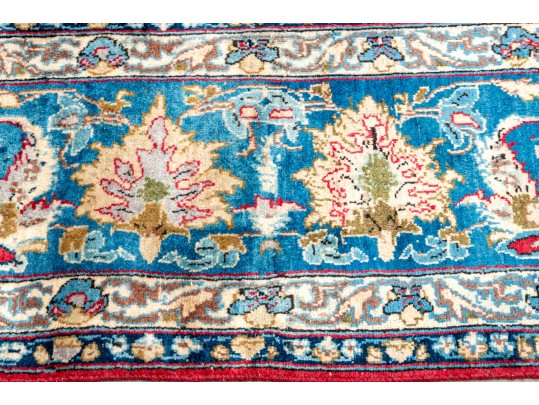 Large Hand Knotted Wool Persian Carpet  12' X 8'