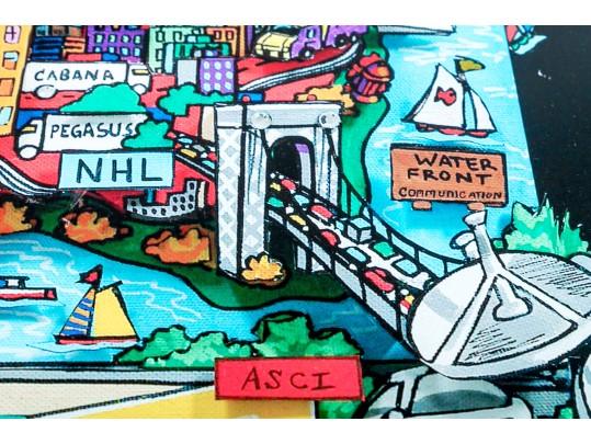 Charles Fazzino (Am., B.1955) Sighed Lithograph, Pop Art NYC And Beyond