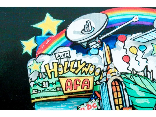 Charles Fazzino (Am., B.1955) Sighed Lithograph, Pop Art NYC And Beyond