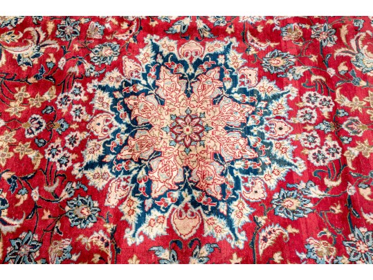 Large Hand Knotted Wool Persian Carpet  12' X 8'