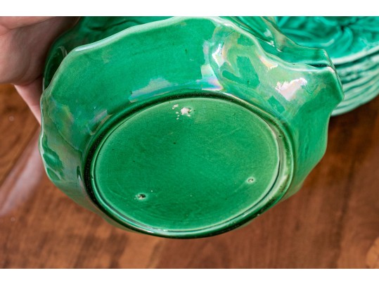 Attractive Set Of Green Ceramic Ware