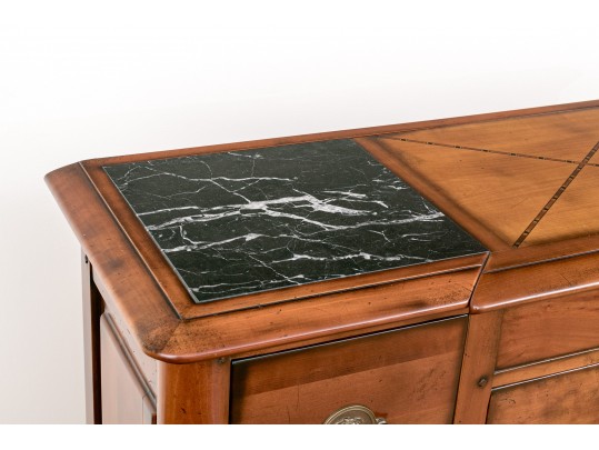 Stunning Marble Inlaid Sideboard