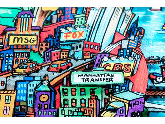 Charles Fazzino (Am., B.1955) Sighed Lithograph, Pop Art NYC And Beyond