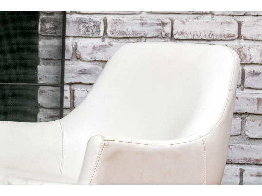 Mid Century Modern Burris Industries Rolling Tub Chair
