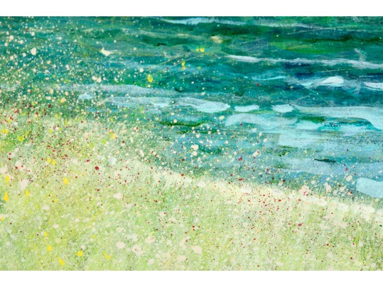 Dominique Dorie (France, B.1958) Oil On Canvas, River Banks In The Loire 