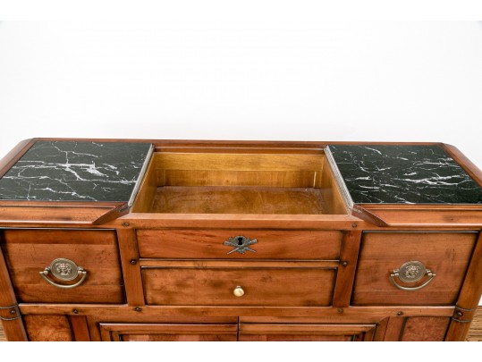 Stunning Marble Inlaid Sideboard