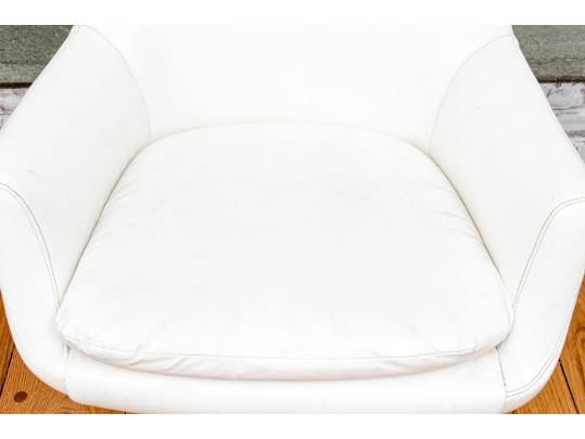 Mid Century Modern Burris Industries Rolling Tub Chair
