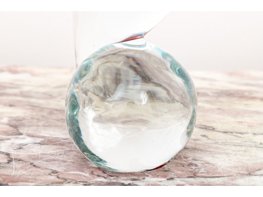 Impressive, Murano Quality, Hand Blown Glass Bird Of Paradise