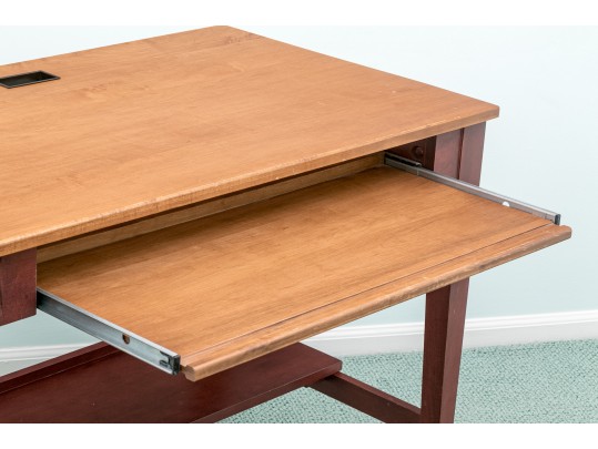 Ethan Allen Cherry Stained Computer Desk