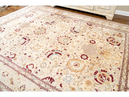 Gorgeous Persian Tabriz Room Size Carpet