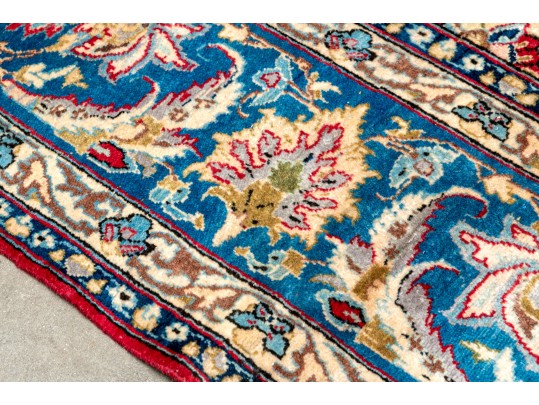 Large Hand Knotted Wool Persian Carpet  12' X 8'