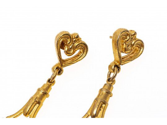 Interesting Fashion Jewelry, Two Pairs Of Earrings And Ring, Size 7
