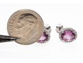14K Pink Tourmaline & Diamond Petit Halo Earrings