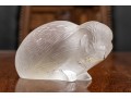 Adorable French, Lalique Frosted Crystal Hedgehog