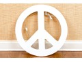 Exciting Luminary White Decorative Peace Sign