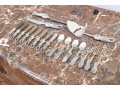 Partial Flatware Set With Cast Figural Handles