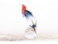 Impressive, Murano Quality, Hand Blown Glass Bird Of Paradise