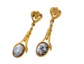 Interesting Fashion Jewelry, Two Pairs Of Earrings And Ring, Size 7