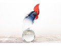 Impressive, Murano Quality, Hand Blown Glass Bird Of Paradise