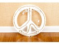 Exciting Luminary White Decorative Peace Sign