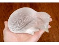 Adorable French, Lalique Frosted Crystal Hedgehog