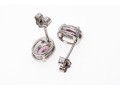 14K Pink Tourmaline & Diamond Petit Halo Earrings
