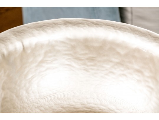 Highly Decorative Glazed Ceramic Centerpiece Bowl