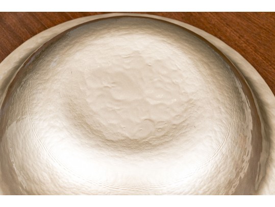 Highly Decorative Glazed Ceramic Centerpiece Bowl