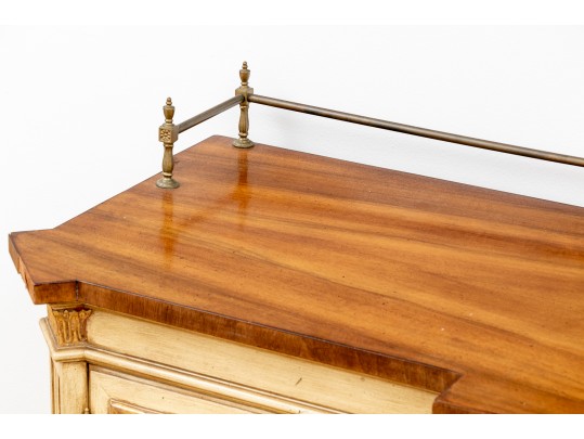 Vintage Luxury Karges Buffet French Country Cottage Gold Gilt Wood Sideboard