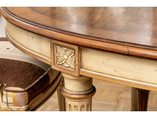 Gorgeous Karges French Provincial Dining Table And Six Chairs