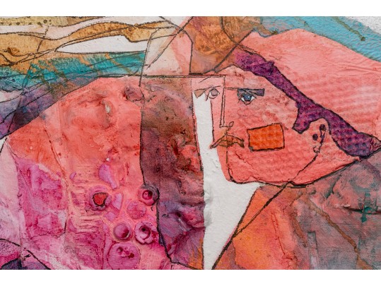 Gregory Hawthorne B.1951 3-D Figural Art Painting