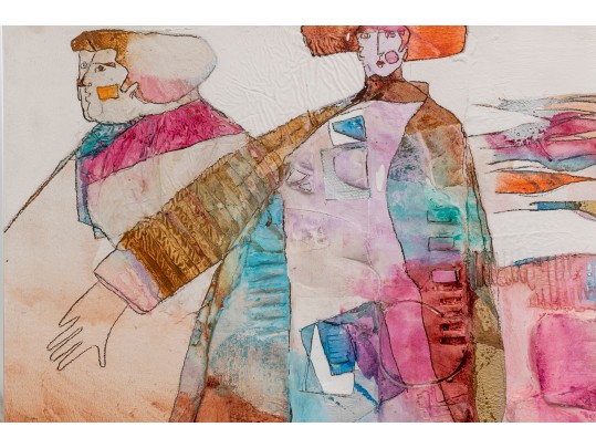 Gregory Hawthorne B.1951 3-D Figural Art Painting