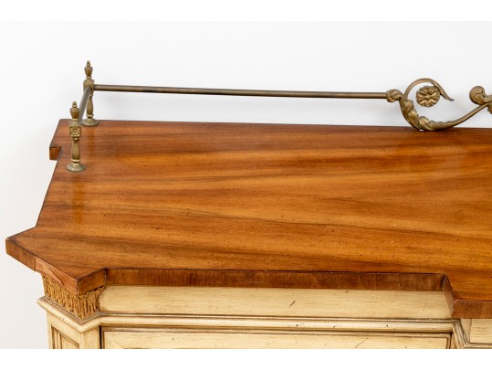 Vintage Luxury Karges Buffet French Country Cottage Gold Gilt Wood Sideboard