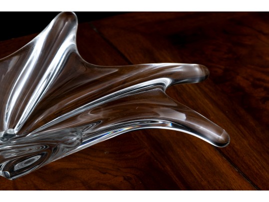 Wondrous French, Baccarat Crystal Freeform Centerpiece