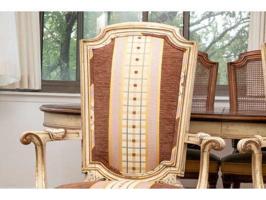 Gorgeous Karges French Provincial Dining Table And Six Chairs